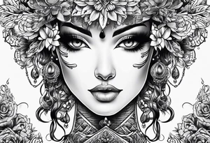 Full back tattoo canvas tattoo idea