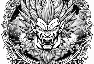 dragonball z tattoo idea