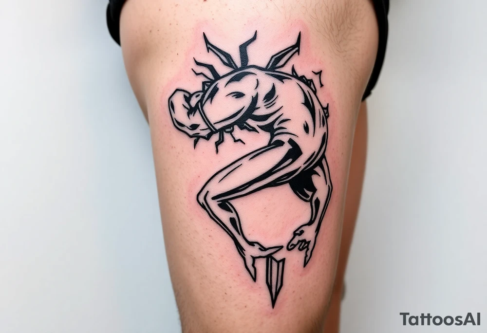 Contortionist tattoo idea