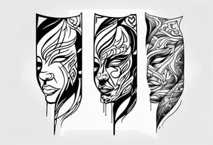 Ripped skin mark tattoo design tattoo idea