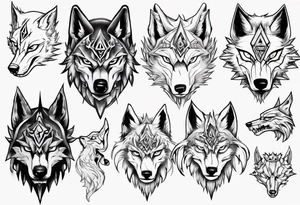 wolf head from zelda twighlight princess tattoo idea