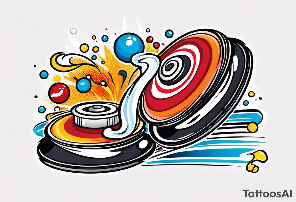 Sport of Curling tattoo idea