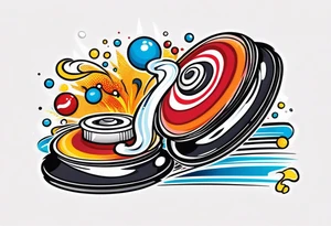 Sport of Curling tattoo idea