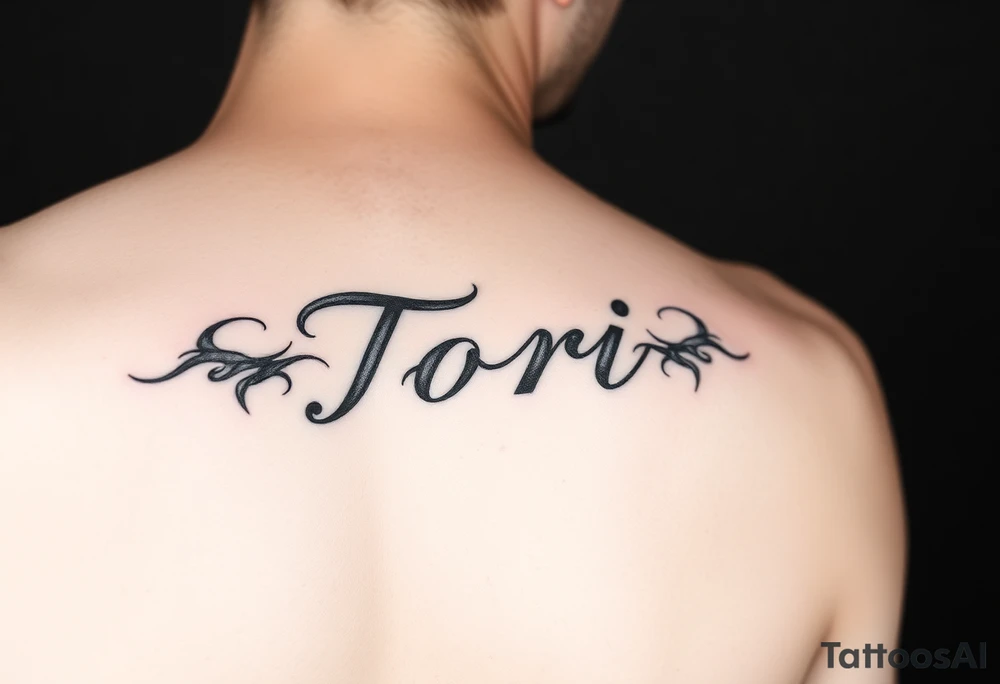 Name Tori tattoo idea