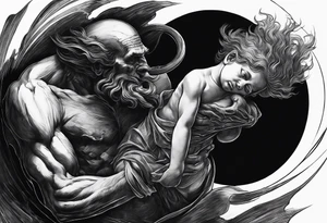 "Saturn Devouring His Son" by Francisco Goya tattoo idea