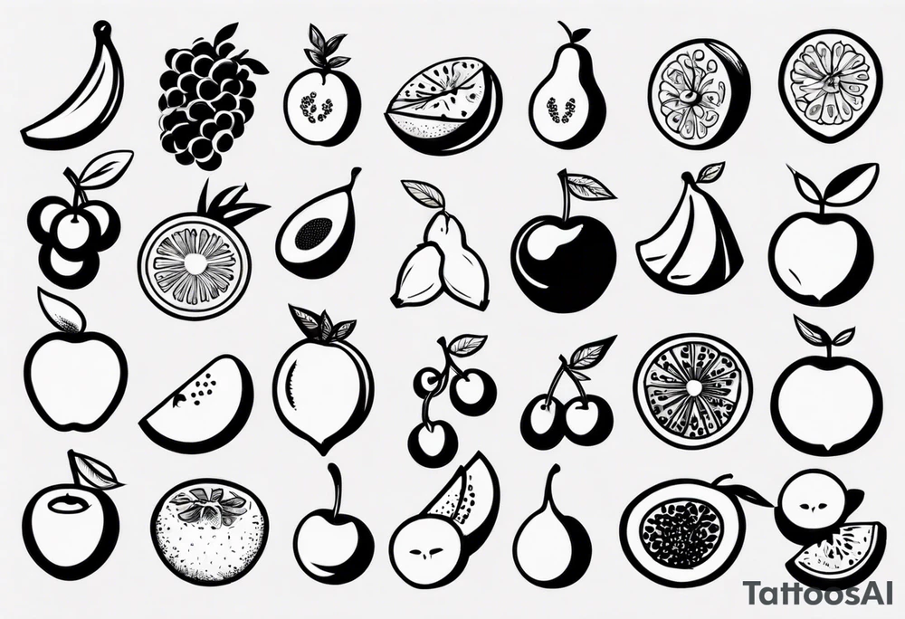 Fruits tattoo idea