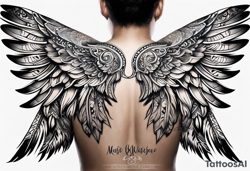 Maori wings on my back tattoo idea