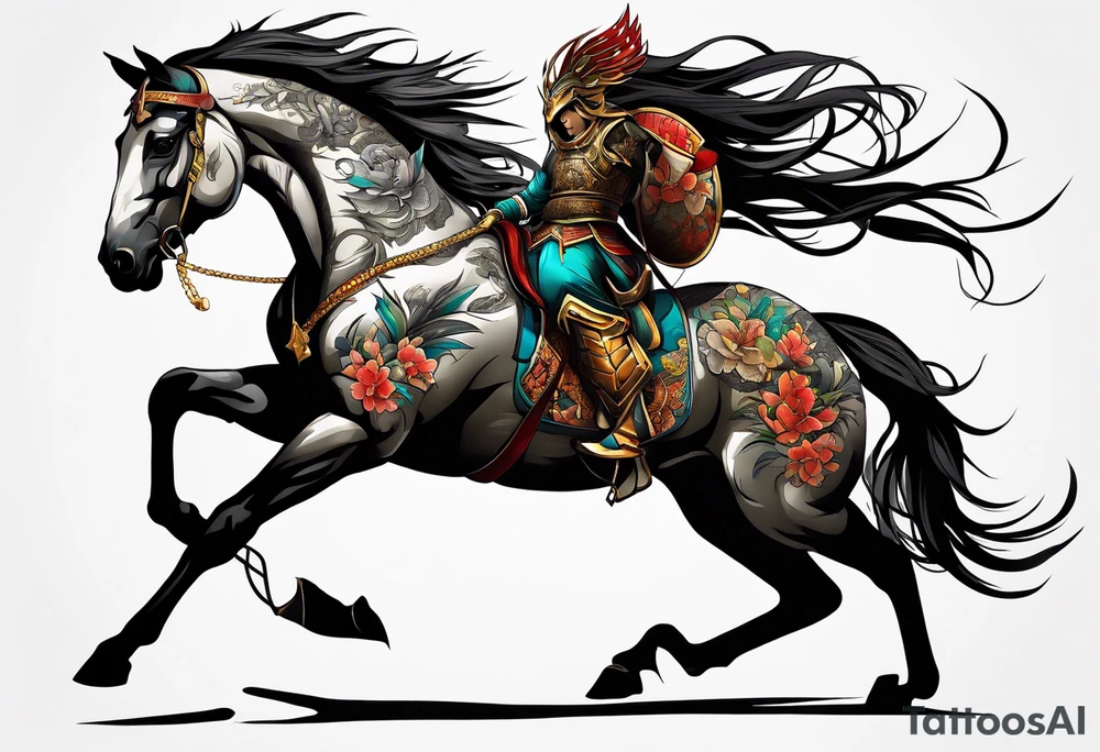 horse scorpion tattoo idea