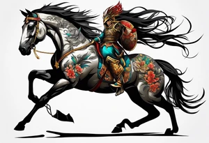 horse scorpion tattoo idea