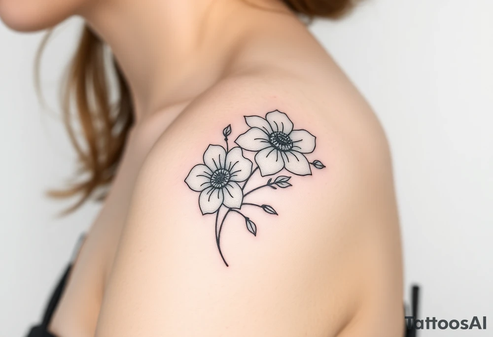 Flowers tattoo idea