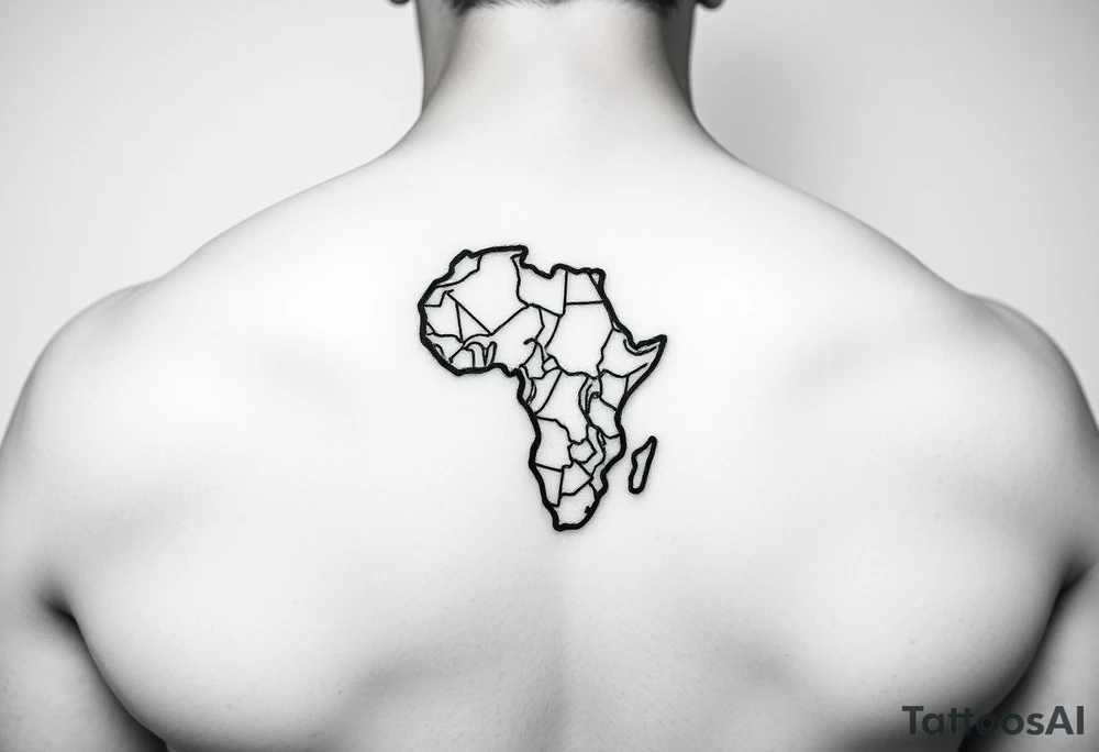 Western Africa tattoo idea