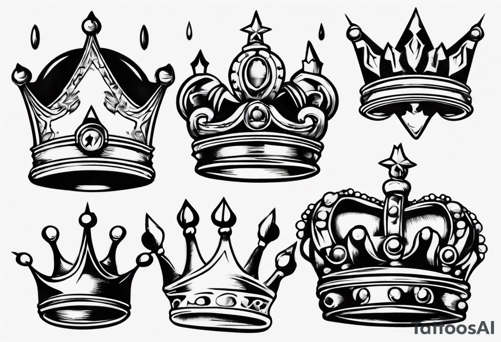 crown tattoo idea