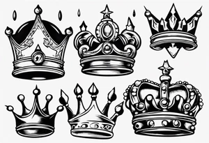 crown tattoo idea