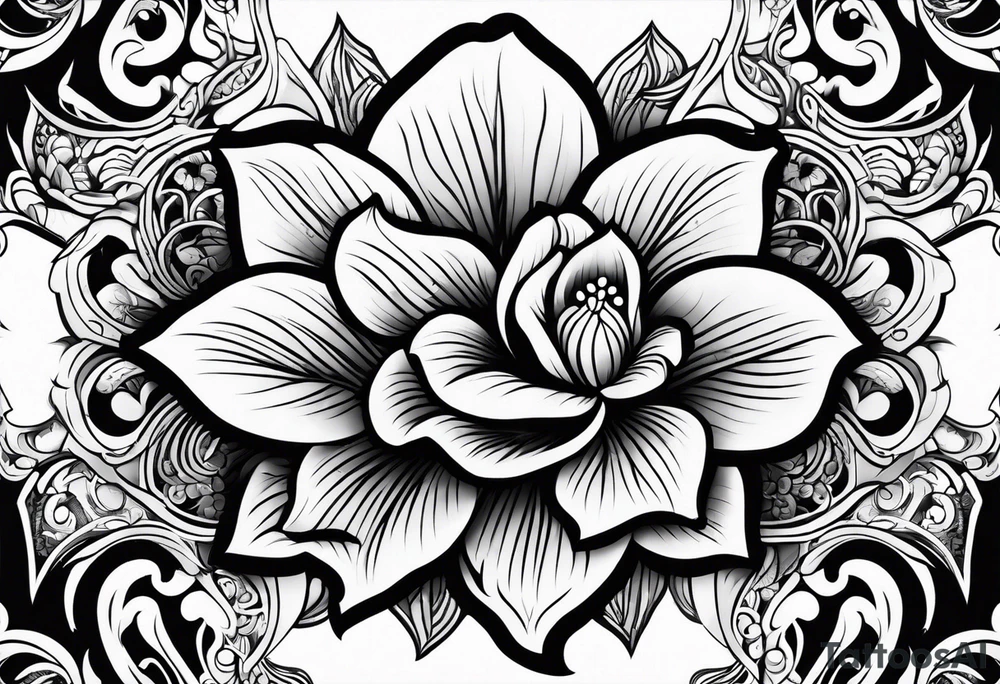 Flower tattoo idea