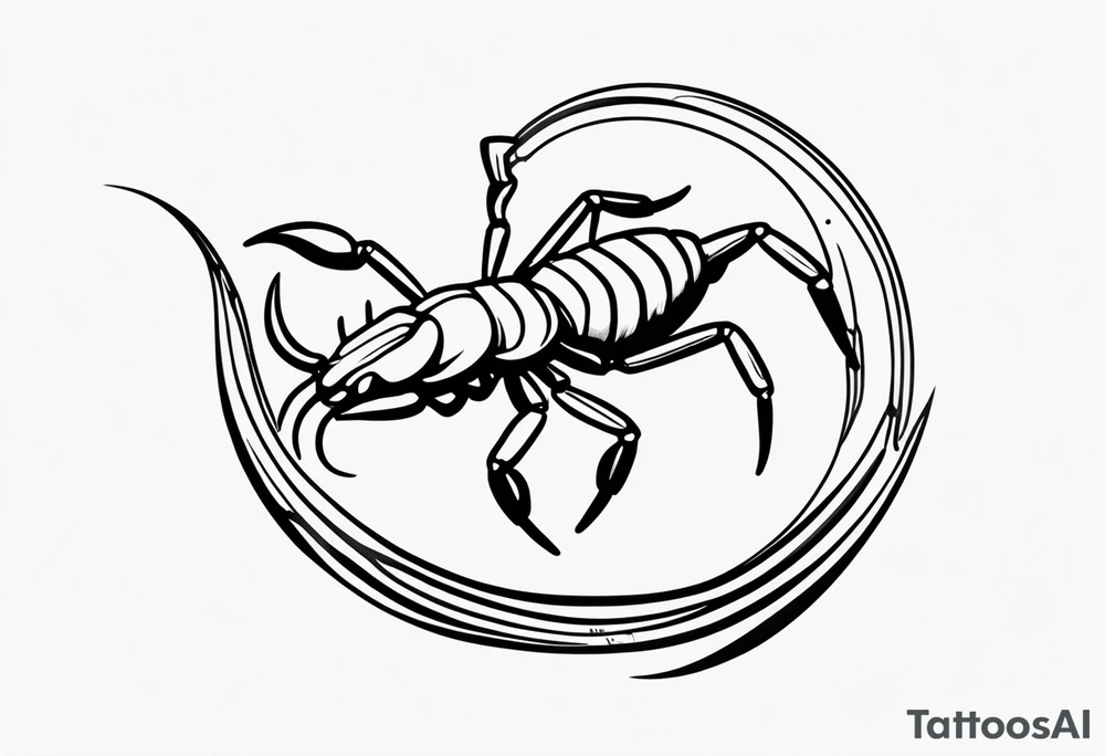 small Julia scorpion tattoo idea