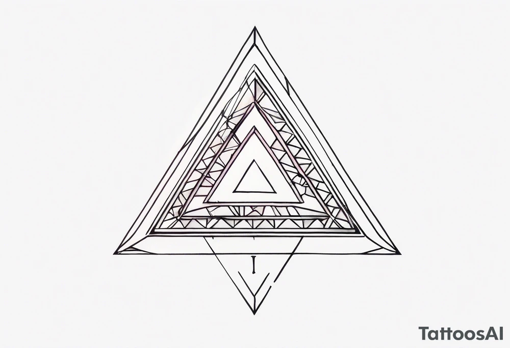 triangle tattoo idea