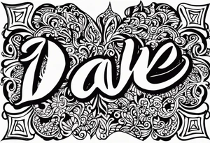 The following Text as a Tattoo "Dave (Heart) Emma 17/01/2015
Imogen (Heart) 12/10/15
Rowan (Heart) 08/10/2018" tattoo idea