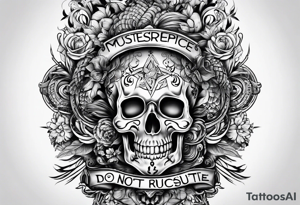 Do not resuscitate tattoo idea