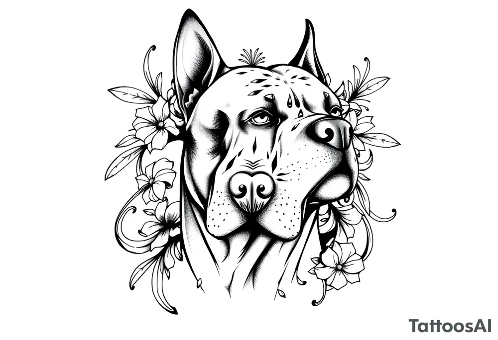 PITBULL tattoo idea