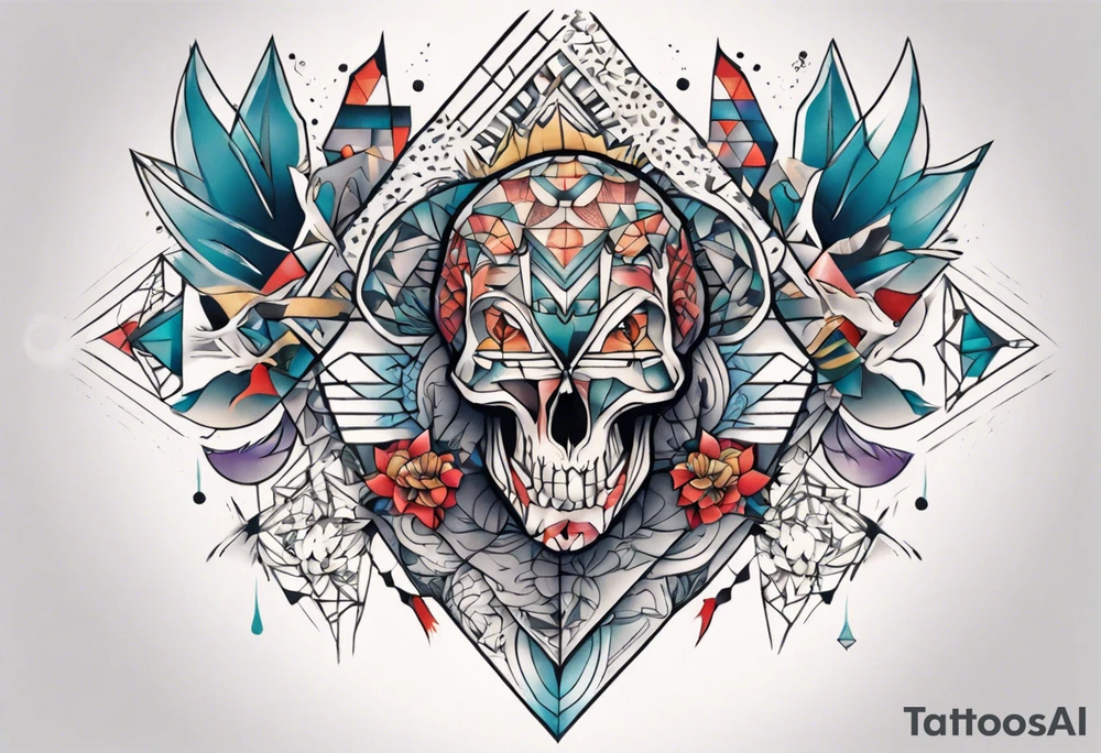 patchwork tattoo for full arms tattoo idea