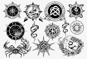 Signo cancer tattoo idea