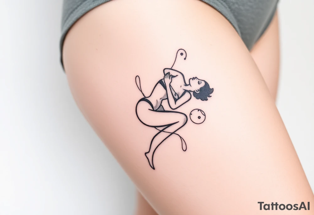 Contortionist tattoo idea