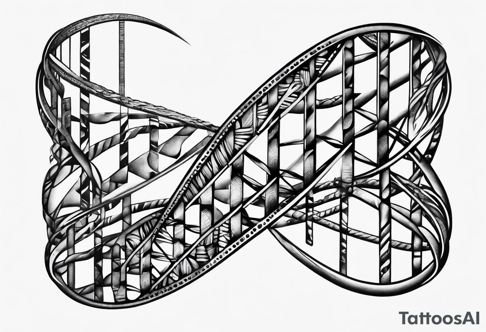 DNA strand tattoo idea