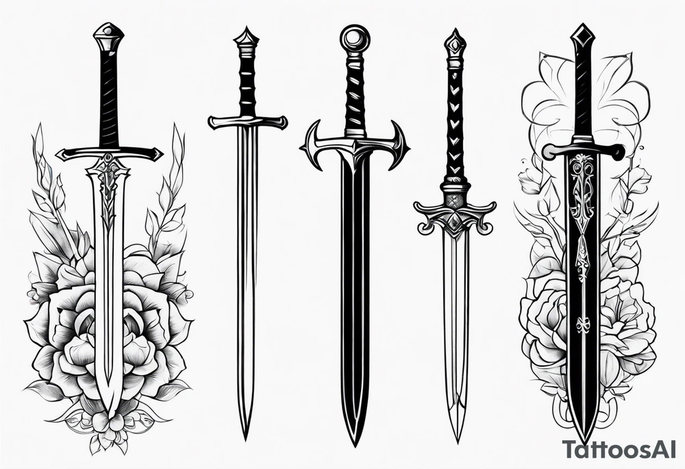 sword tattoo tattoo idea