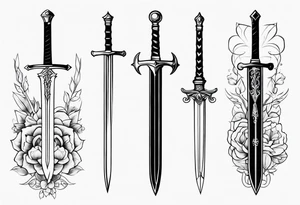 sword tattoo tattoo idea