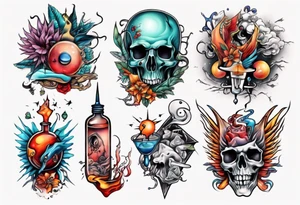 Addiction tattoo idea