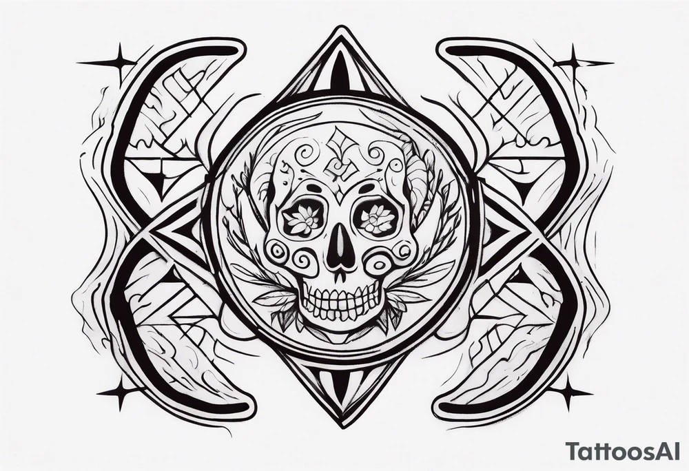 Rip woundly mark body  tattoo design tattoo idea