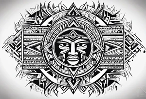 Native American tribal tattoo idea