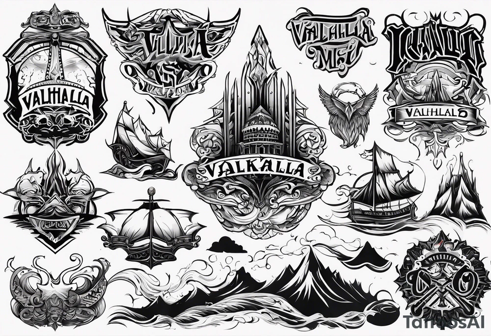 Valhalla mist tattoo idea