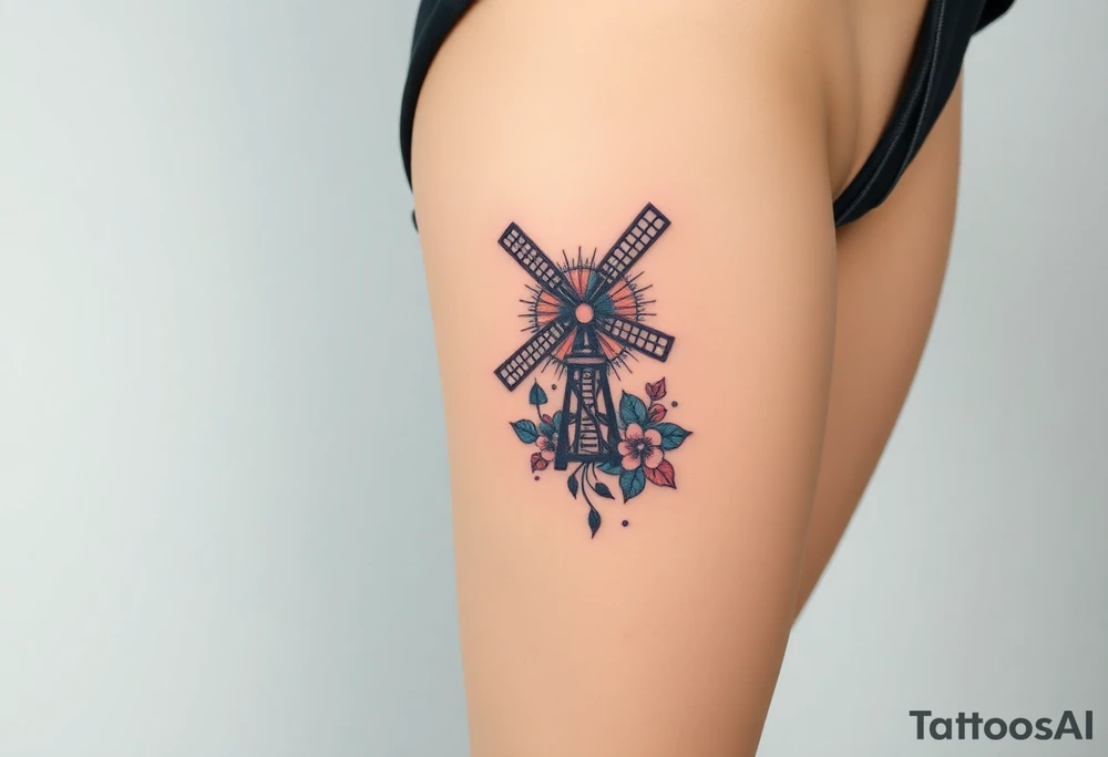 Windmill tattoo idea