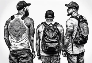 Rucking, brotherhood, fitness, GrowRuck tattoo idea