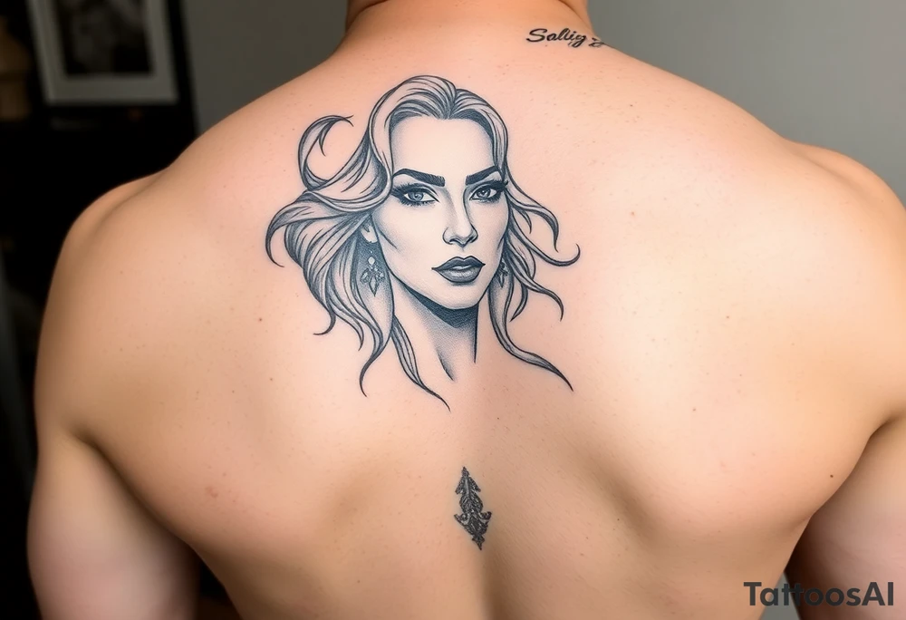 Salma Hayek as a Charra tattoo idea