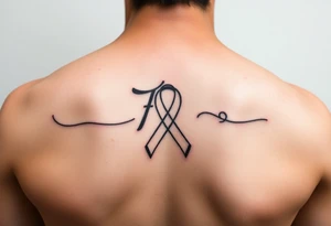 Fu(cancer ribbon)
Cancer cursive writing tattoo idea