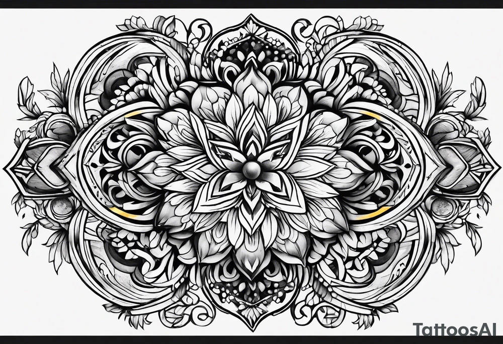 wood tattoo idea