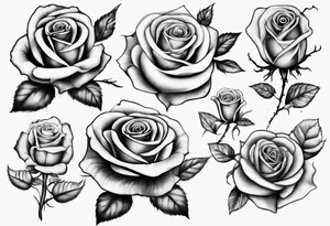 Rose with the name Torri in it tattoo idea