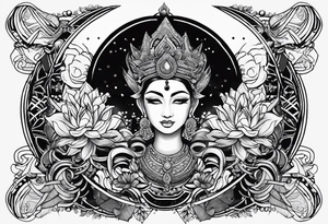 Indra’s background tattoo idea