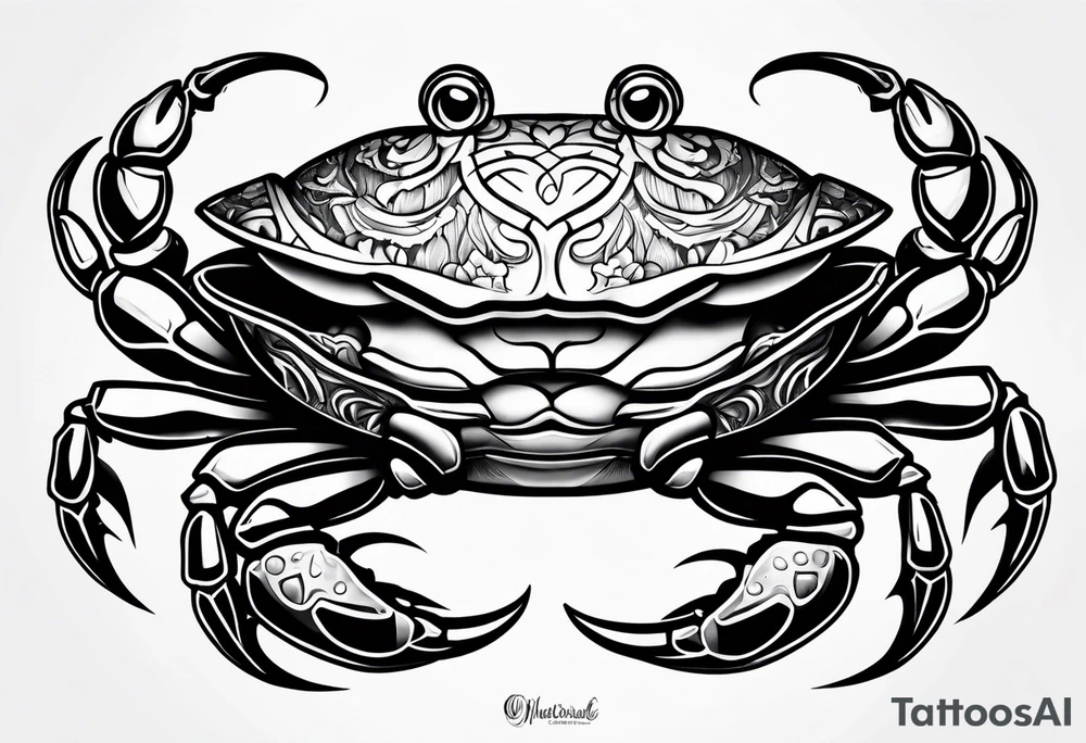 Crabs chicano tattoo idea