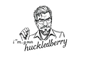 Val Kilmer from tombstone saying “i”m your huckleberry” tattoo idea