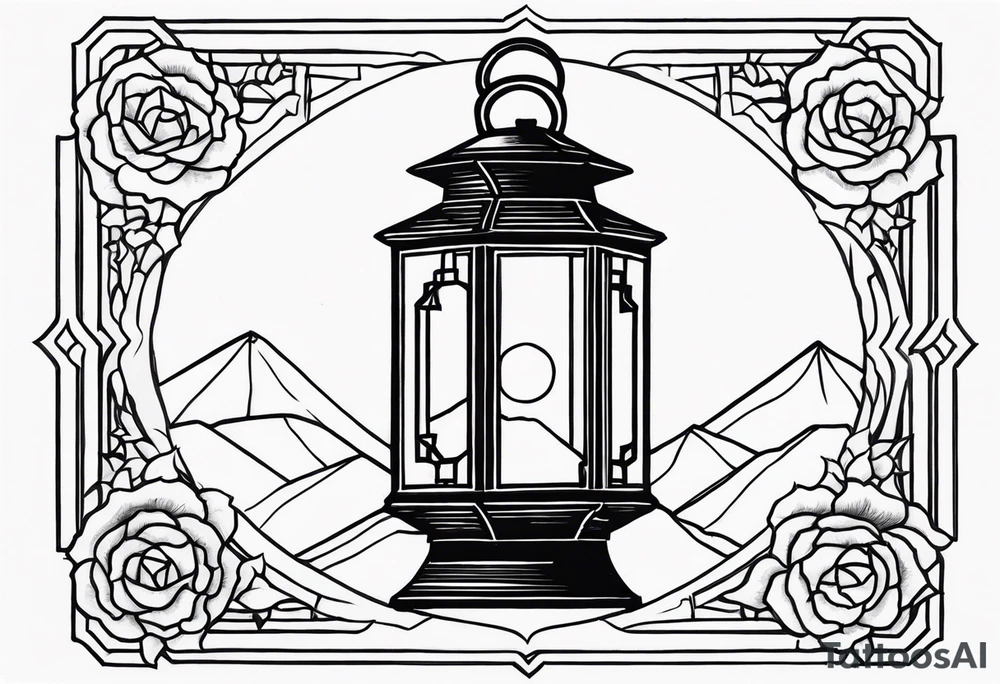 Eerie Lantern tattoo idea