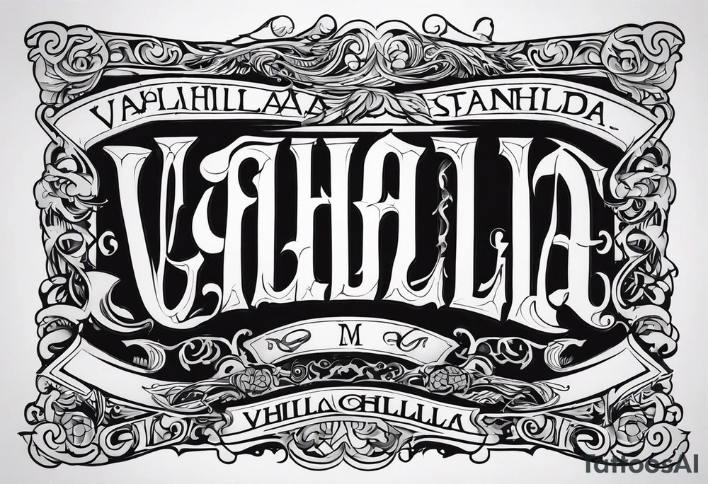 Valhalla tattoo idea