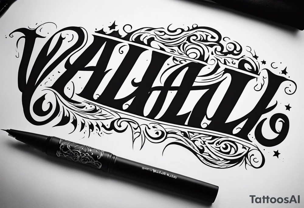 Valhalla mist tattoo idea