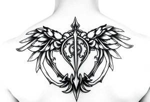 Play pause stop in a ekg style tattoo idea