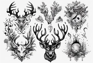 Hirsch tattoo idea