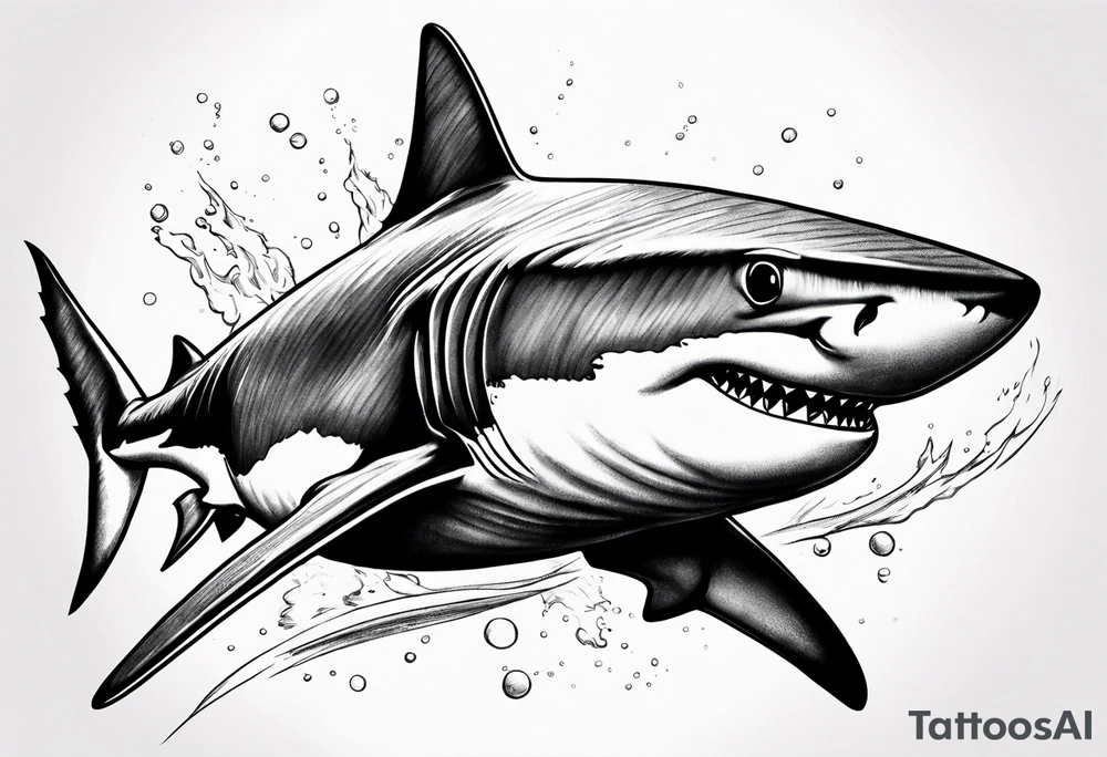 Shark tattoo idea