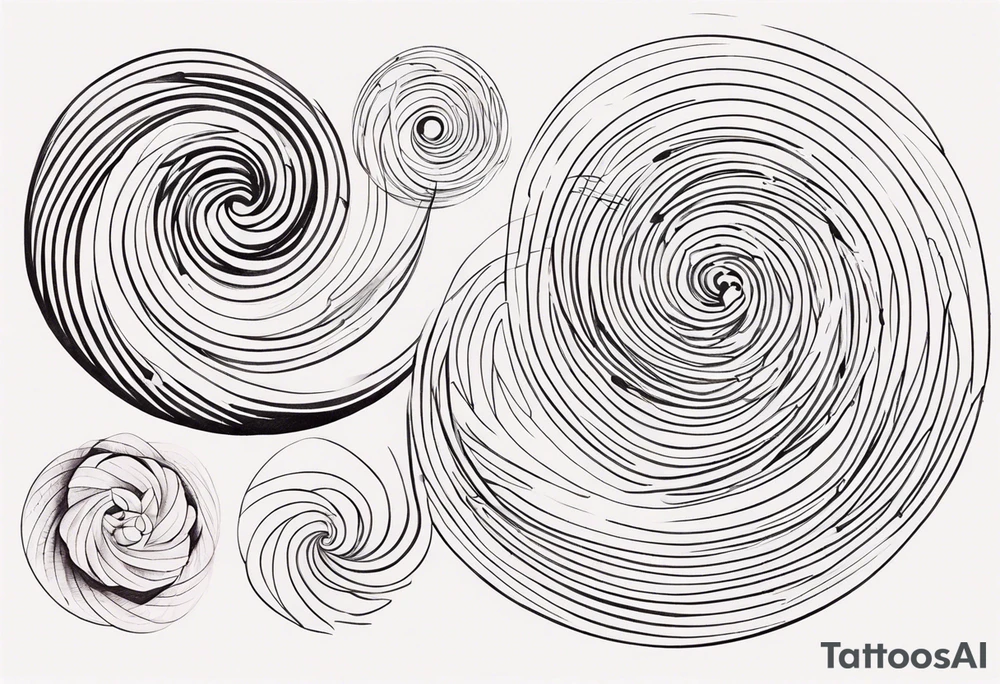 spiral tattoo idea