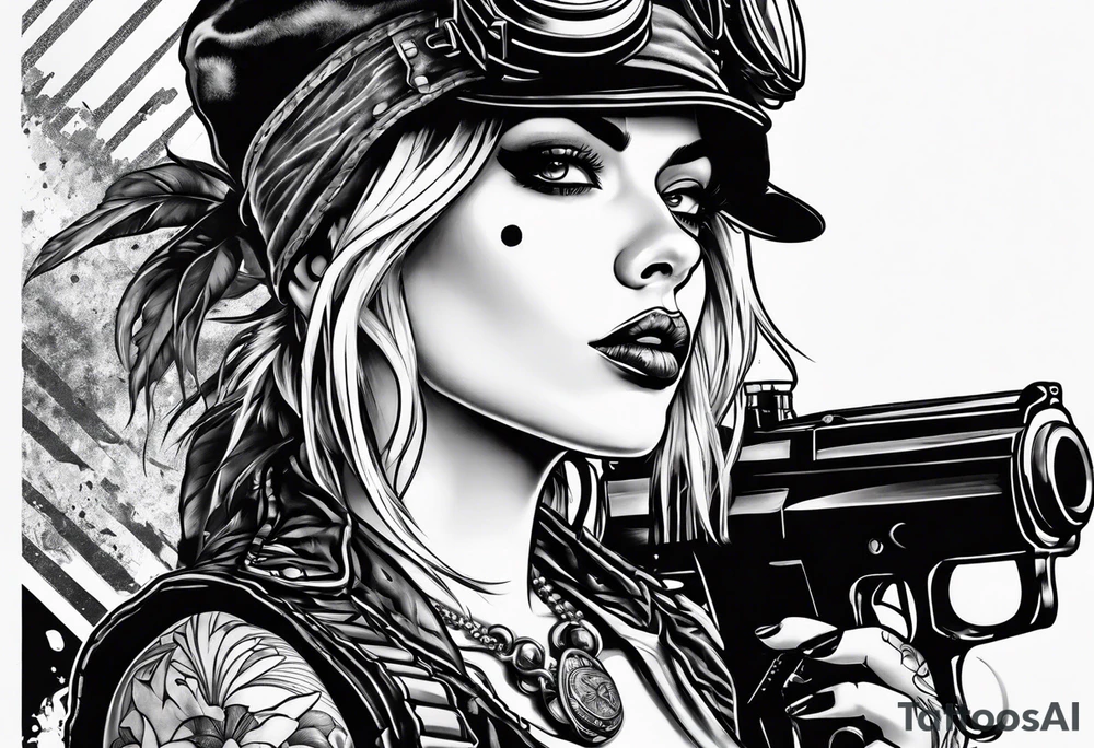 Tank girl tattoo idea